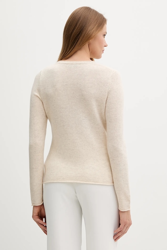 Oblečenie Vlnený sveter Tommy Hilfiger WW0WW40264 béžová