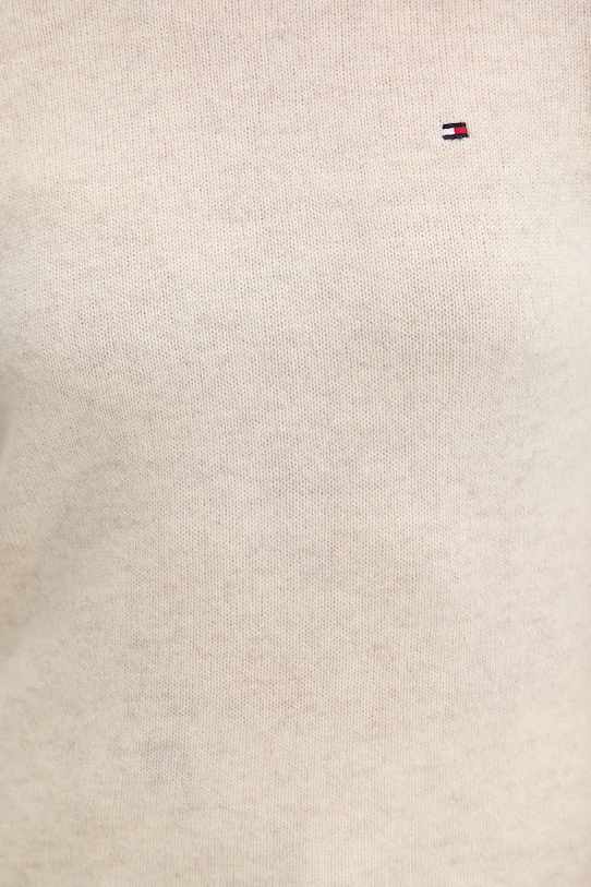 Vlnený sveter Tommy Hilfiger WW0WW40264 béžová