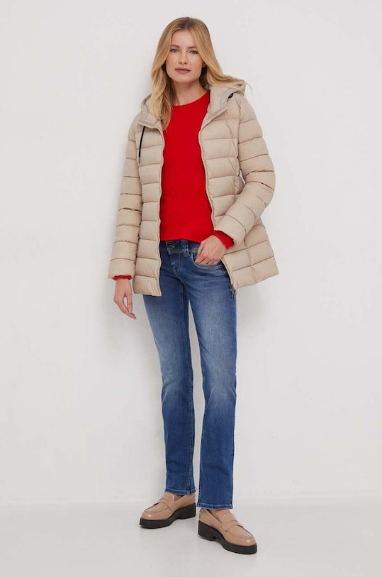 Tommy Hilfiger sweter wełniany WW0WW40264 czerwony NC25