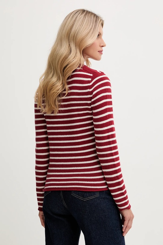 Odzież Tommy Hilfiger sweter wełniany WW0WW40264 czerwony