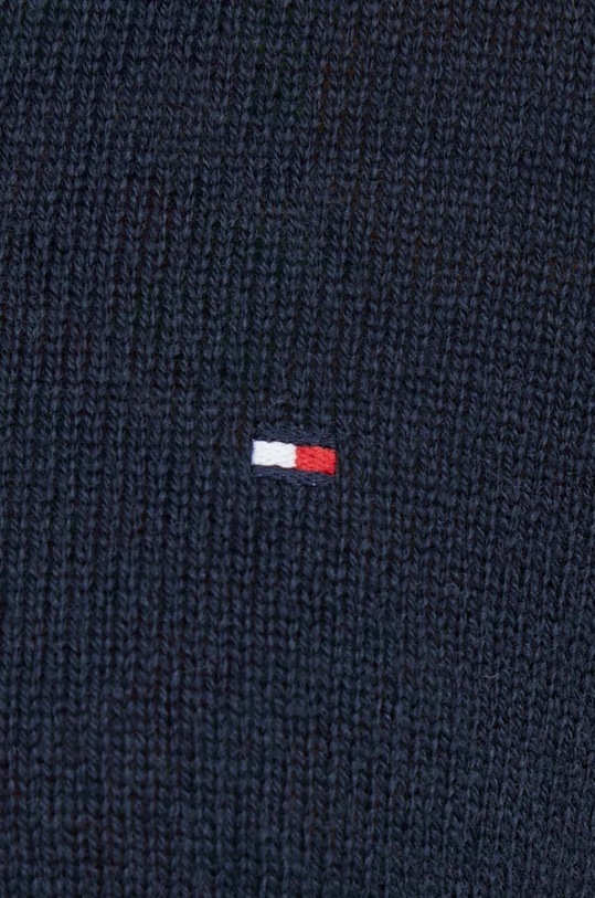 Tommy Hilfiger sweter wełniany WW0WW40264 granatowy