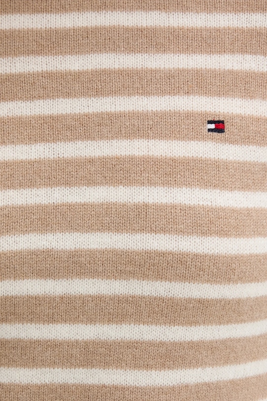 Vlnený sveter Tommy Hilfiger WW0WW40264 béžová