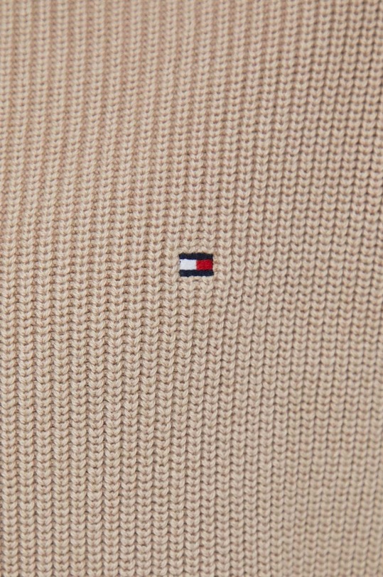 Tommy Hilfiger sweter bawełniany WW0WW40345 beżowy