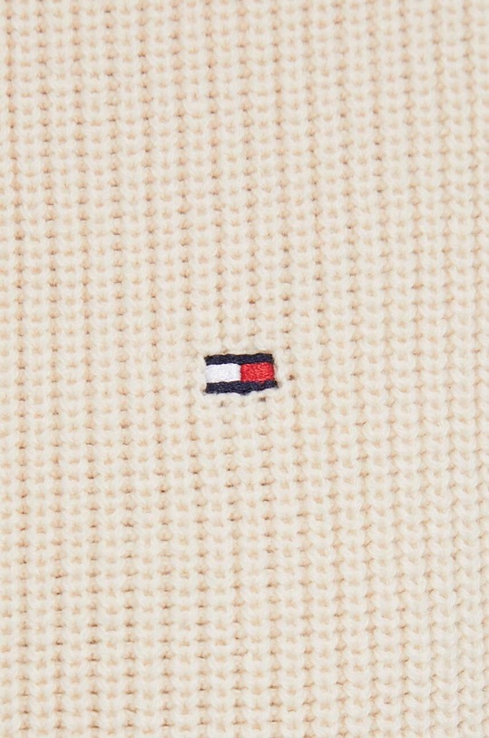 Bavlněný svetr Tommy Hilfiger WW0WW40345 žlutá