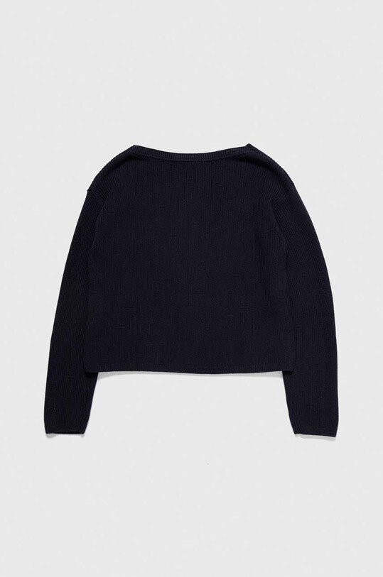 Bavlněný svetr Tommy Hilfiger WW0WW40345 námořnická modř AW23