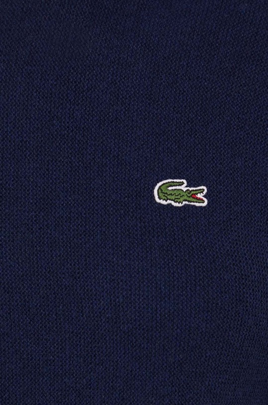 Шерстяной свитер Lacoste AF9542 тёмно-синий
