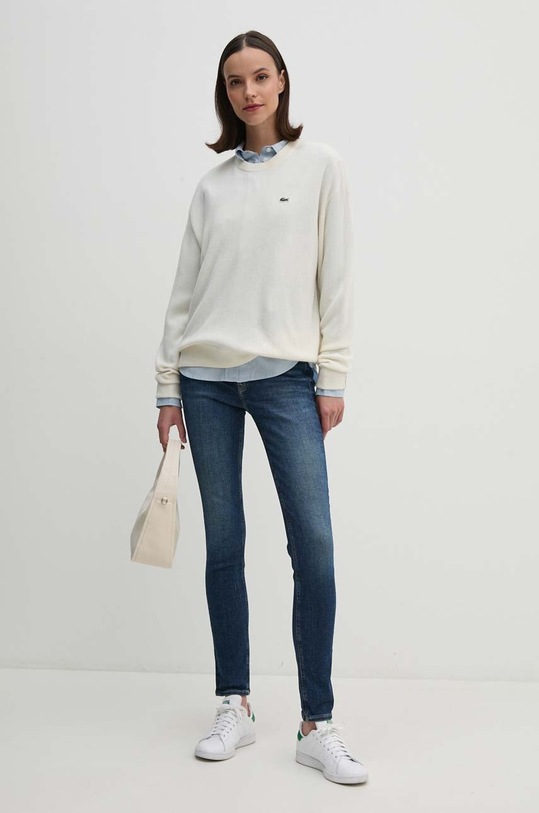 Lacoste maglione in lana AF9551 beige AW24