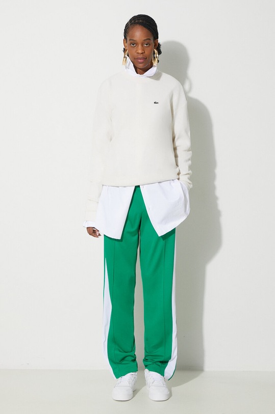 Lacoste wool jumper AF9551 beige AW24