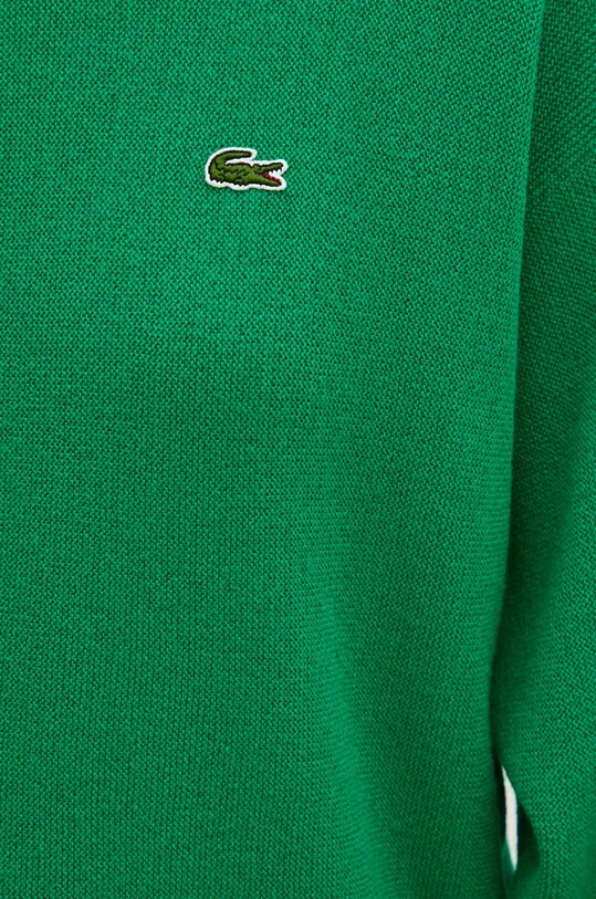 Lacoste sweter wełniany AF9551 zielony