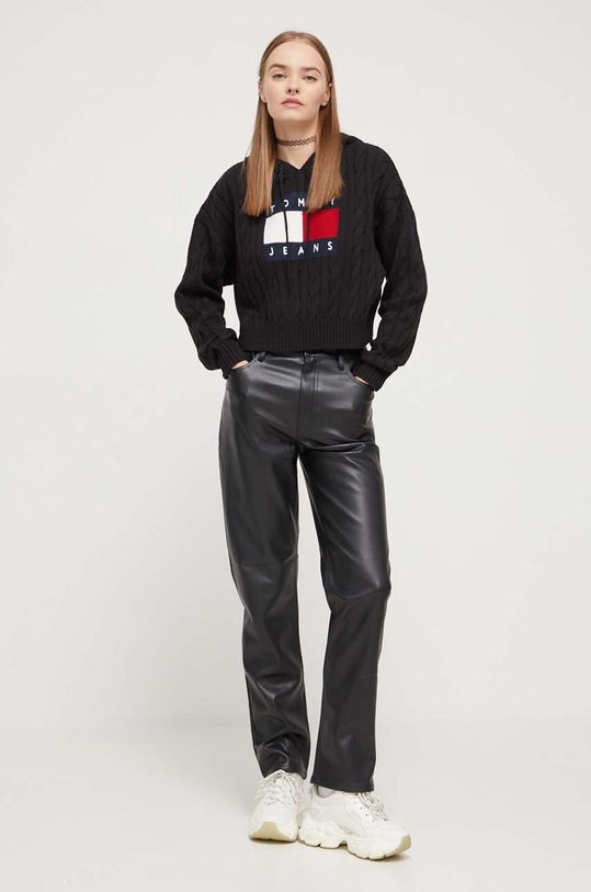 Tommy Jeans sweter DW0DW16528 czarny AW23