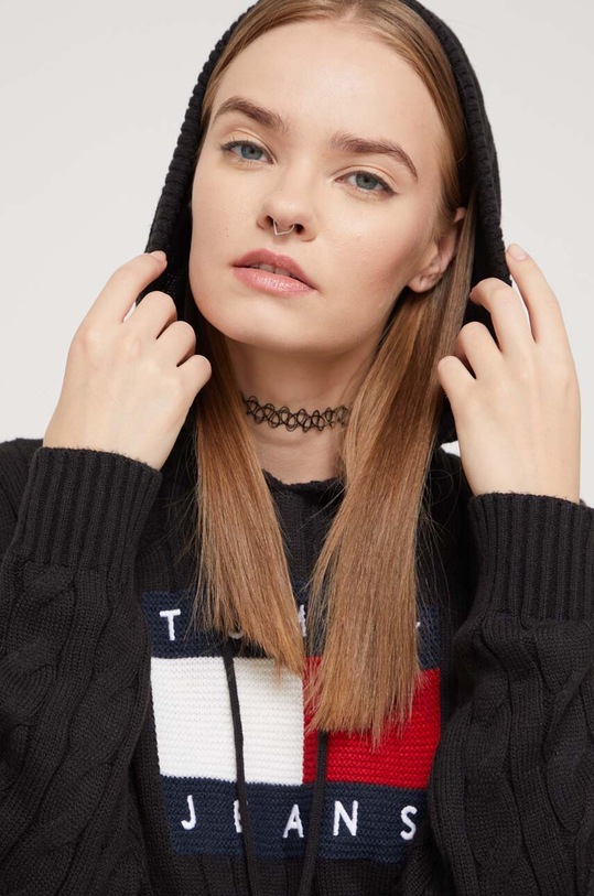 Tommy Jeans sweter czarny DW0DW16528