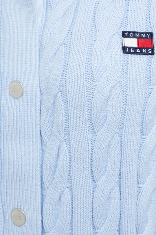 Tommy Jeans kardigan DW0DW16529 niebieski