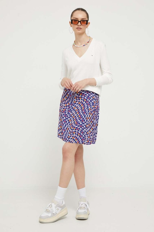 Tommy Jeans pulover DW0DW16535 bej AW23