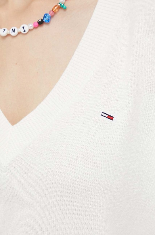 Tommy Jeans pulover DW0DW16535 bej