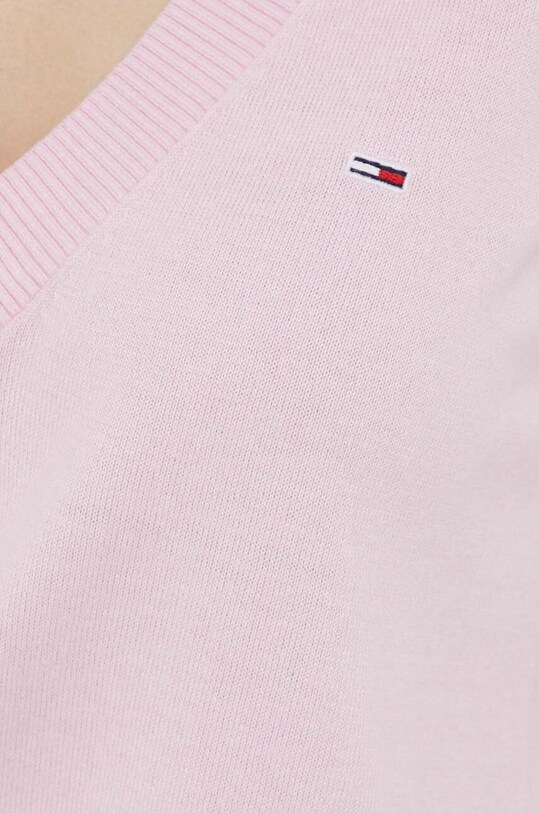 Tommy Jeans sweter DW0DW16535 różowy