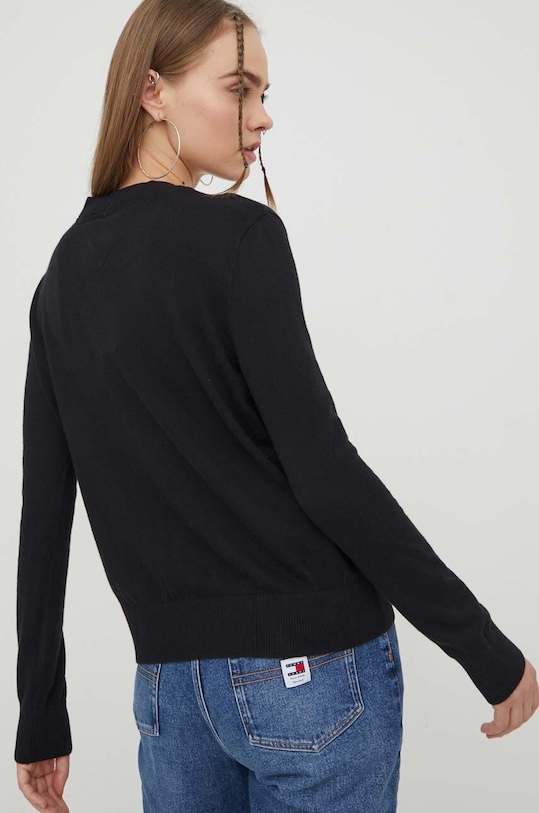 Odzież Tommy Jeans sweter DW0DW16535 czarny
