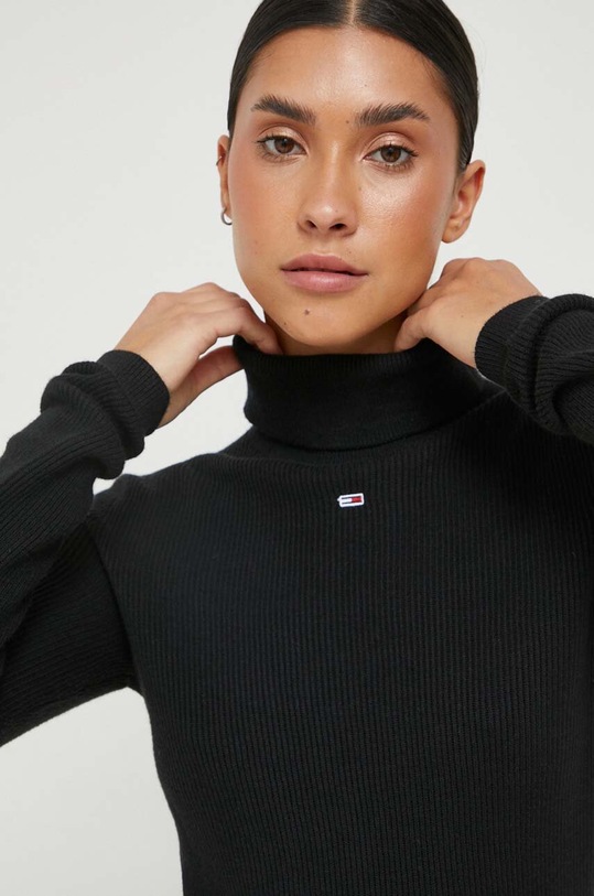 Tommy Jeans pulover negru DW0DW16537