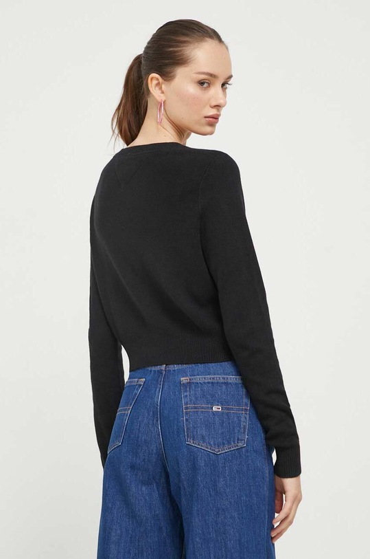 Odzież Tommy Jeans kardigan DW0DW16538 czarny