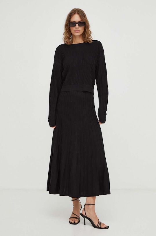 Вовняний светр BA&SH 1H23JYNX чорний AW23