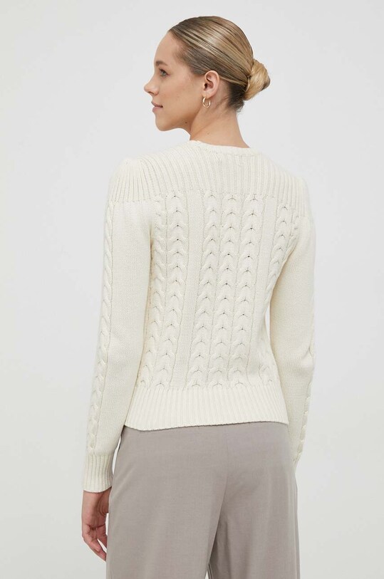 Ρούχα Βαμβακερό πουλόβερ Lauren Ralph Lauren 200919056 μπεζ