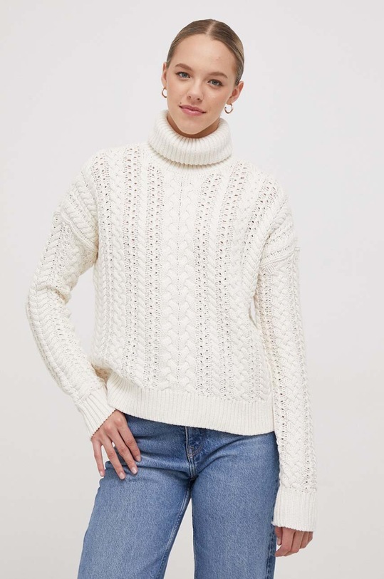 Lauren Ralph Lauren sweter pozostałe beżowy 200919146