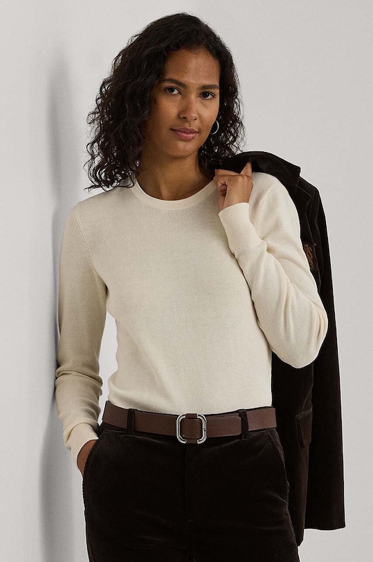 Πουλόβερ Lauren Ralph Lauren μπεζ 200919114