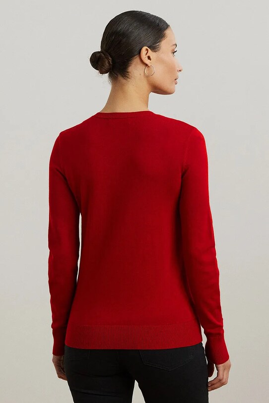 Lauren Ralph Lauren sweter 200919114 czerwony AW25