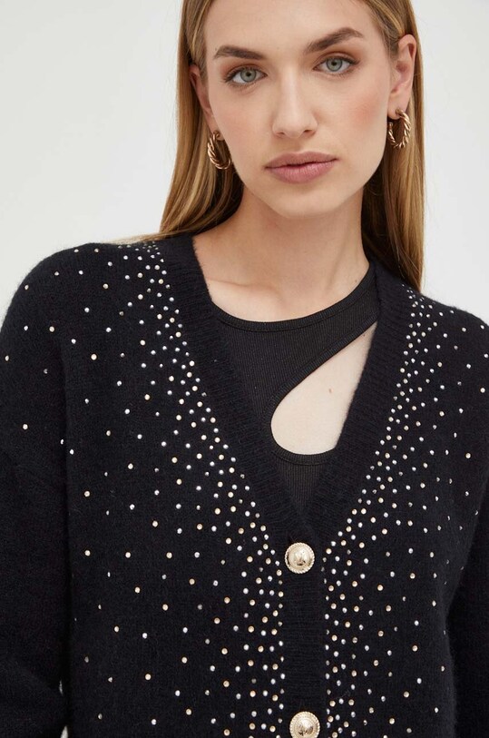 Вовняний кардиган Marciano Guess чорний 3BGR17.5786Z
