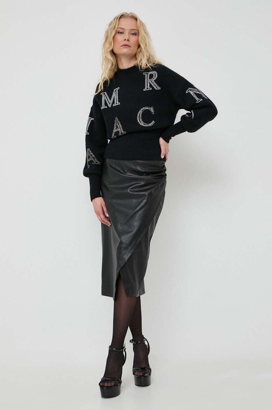 Vlnený sveter Marciano Guess 3BGR15.5786Z čierna AW23
