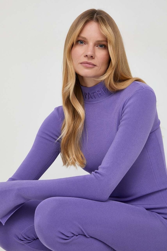 Patrizia Pepe sweter 2K0189.K002 fioletowy