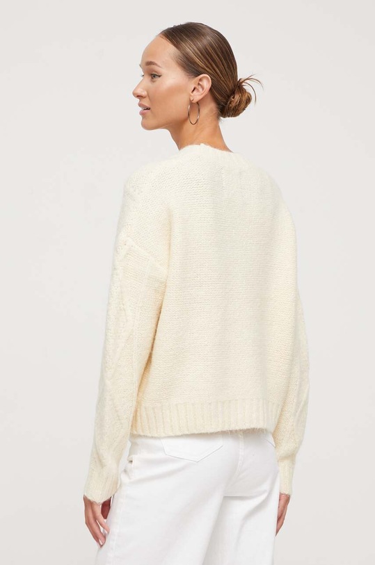 Odzież Superdry sweter z domieszką wełny W6110498A.1GW beżowy