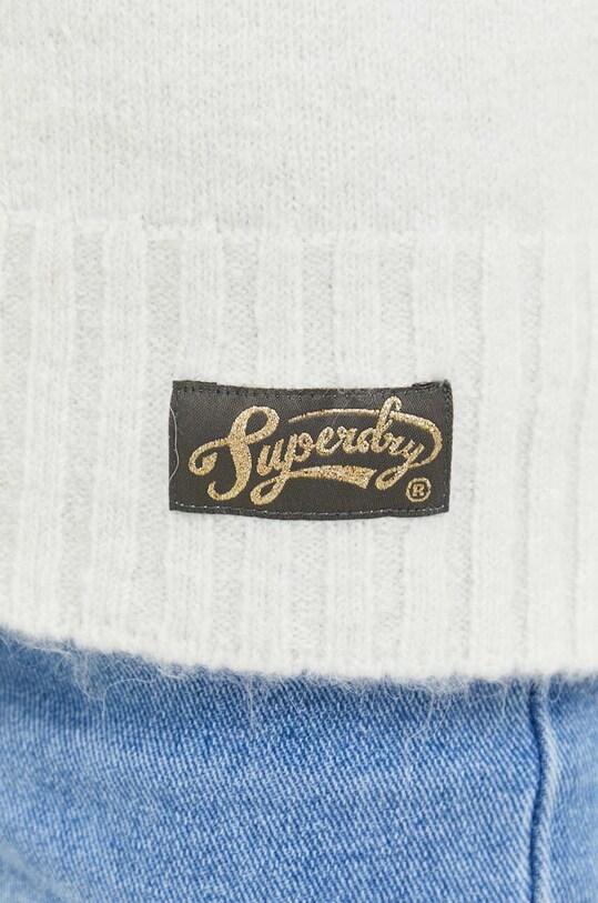 Superdry sweter z domieszką wełny W6110502A.39E biały