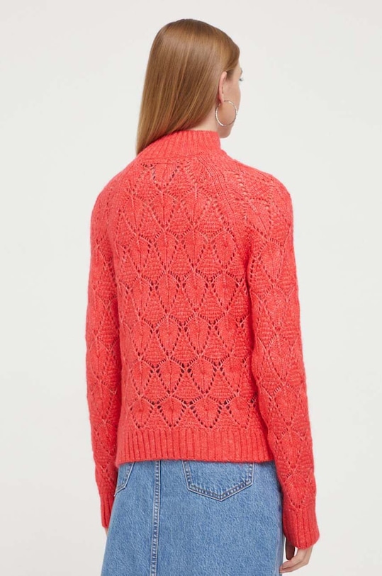 Пуловер с вълна Superdry W6110505A.1HC оранжев AW23