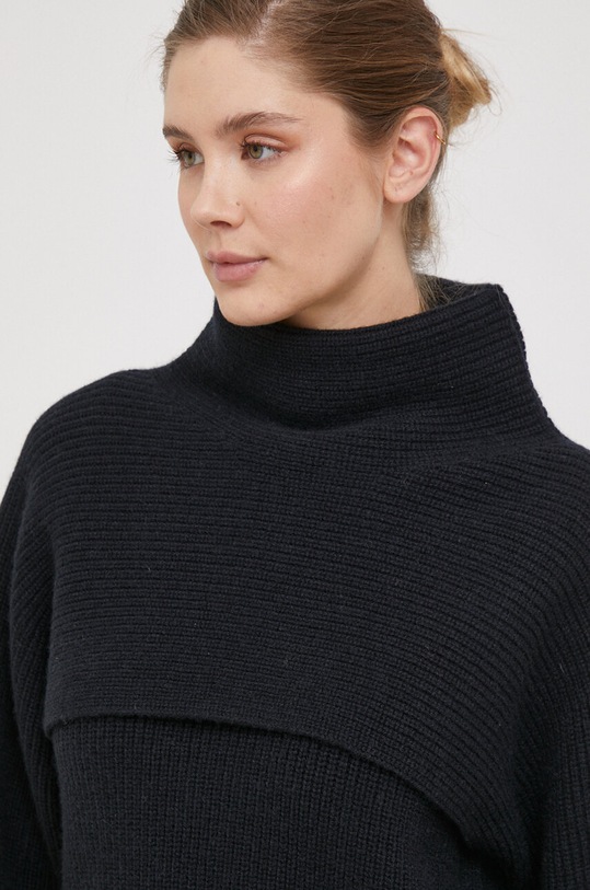 Vuneni pulover Calvin Klein crna K20K205986