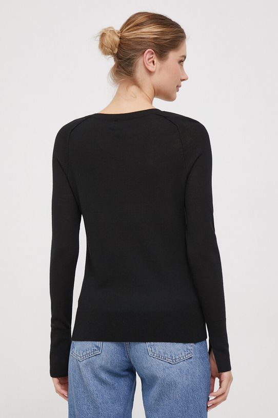 Odzież Calvin Klein sweter wełniany K20K205988 czarny