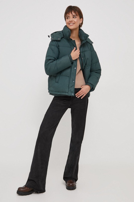 Calvin Klein kardigan wełniany K20K206275 beżowy AW23