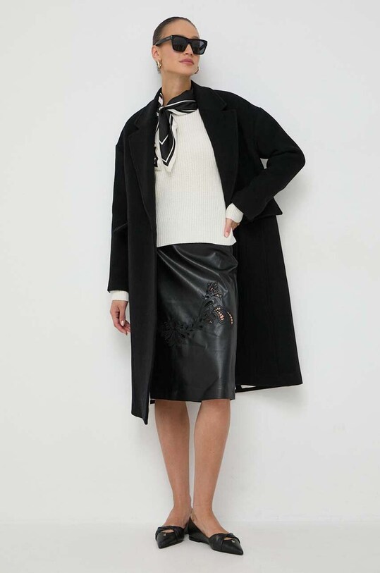 Светр з домішкою вовни Twinset 232TT3330 бежевий AW23