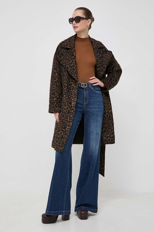 Vuneni pulover Twinset 232TT3340 smeđa AW23