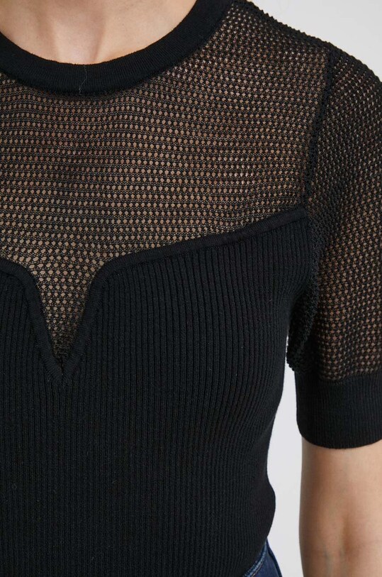 Dkny sweter P3GSAK09 czarny