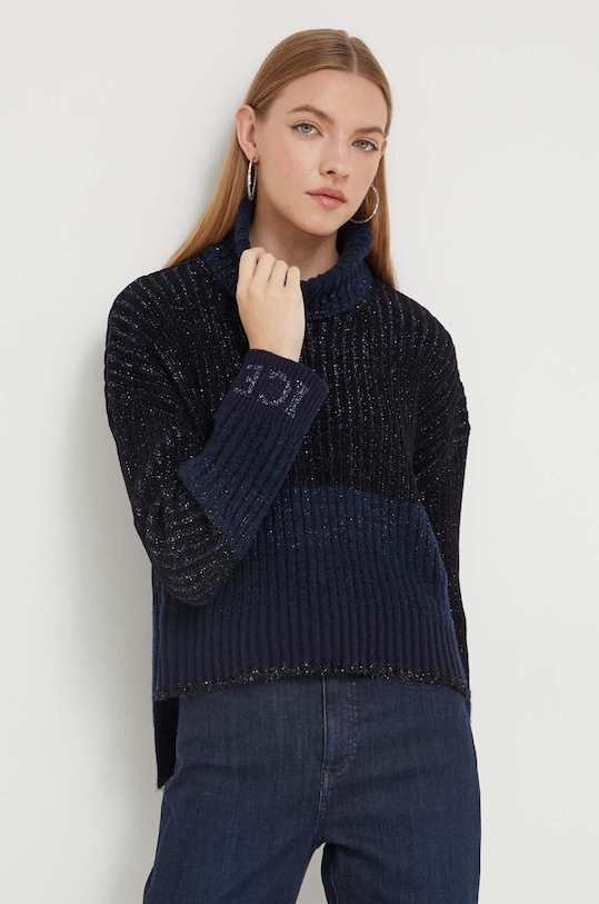 Iceberg sweter z domieszką wełny z domieszką wełny multicolor A015.7498