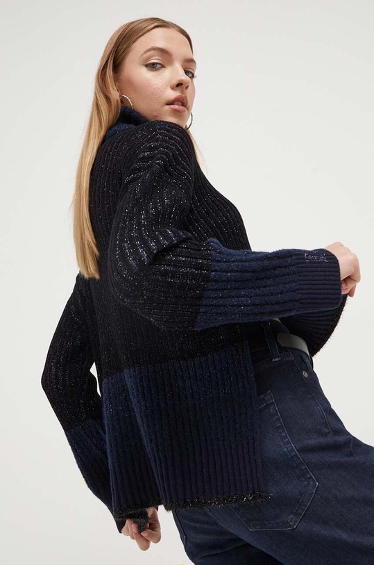 Odzież Iceberg sweter z domieszką wełny A015.7498 multicolor