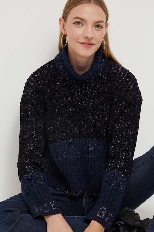 Iceberg sweter z domieszką wełny multicolor A015.7498