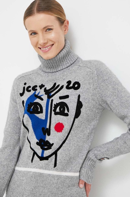 Rossignol pulover de lana JCC grosime medie gri RLKWO10