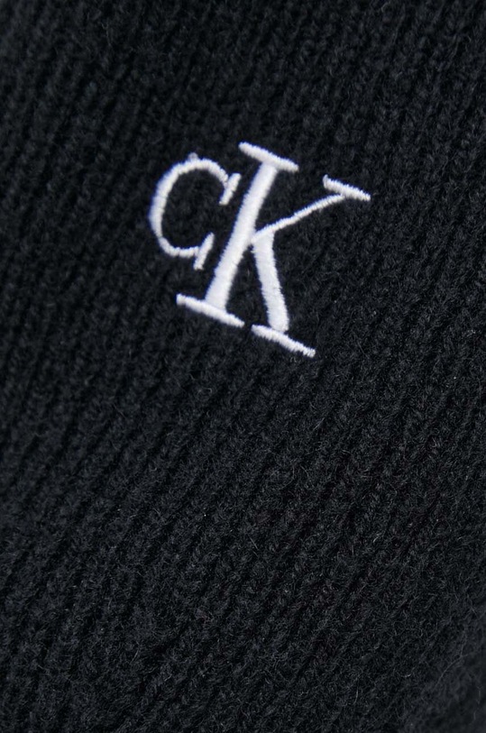 Calvin Klein Jeans sweter wełniany J20J221962 czarny
