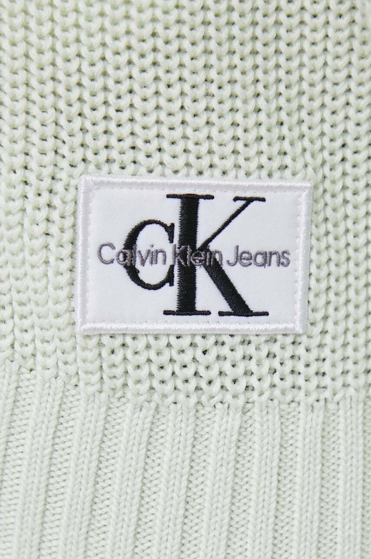 Памучна жилетка Calvin Klein Jeans J20J221973 зелен