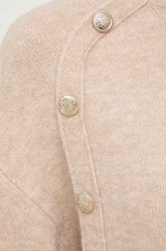 Morgan sweter z domieszką wełny MNOM.BEIGE beżowy
