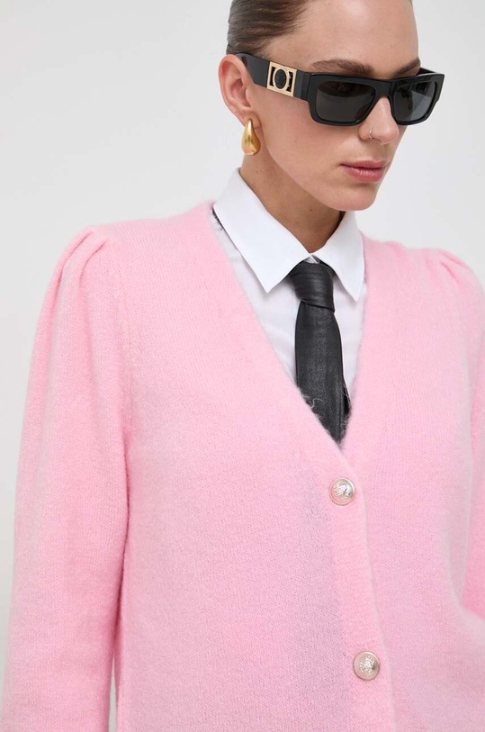 Svetr s příměsí vlny Morgan růžová MNORD.ROSE.CLAIR