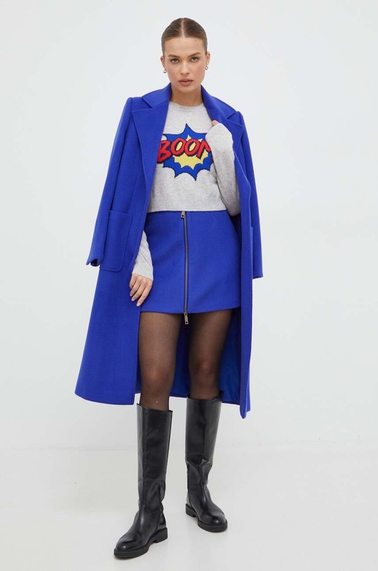 MAX&Co. sweter wełniany 73643323 szary AW23