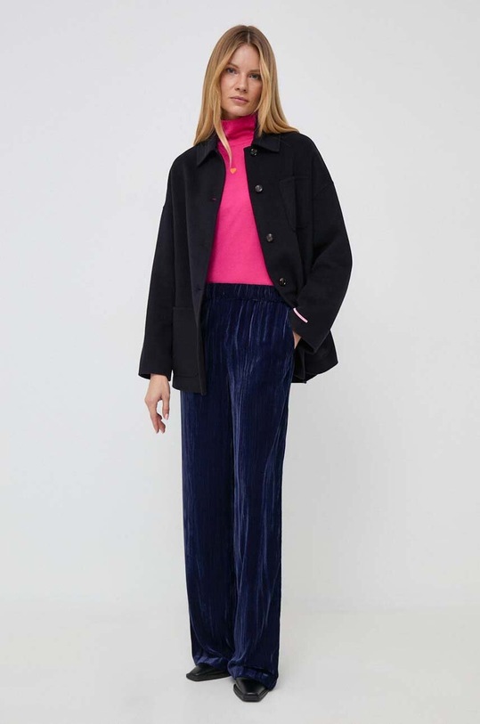 MAX&Co. sweter wełniany 73641123 różowy AW23