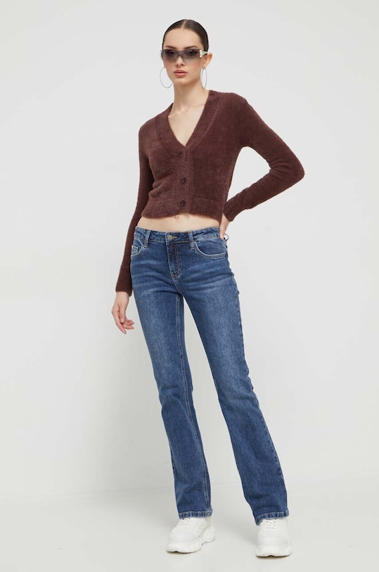 Guess Originals kardigan W3BR10Z33V0 brązowy AW23